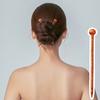 12Pieces Natural Wood Hair Sticks with Ethnic Design Random Color Hairpin for Daily Styling Easy to Use Buns Holder
