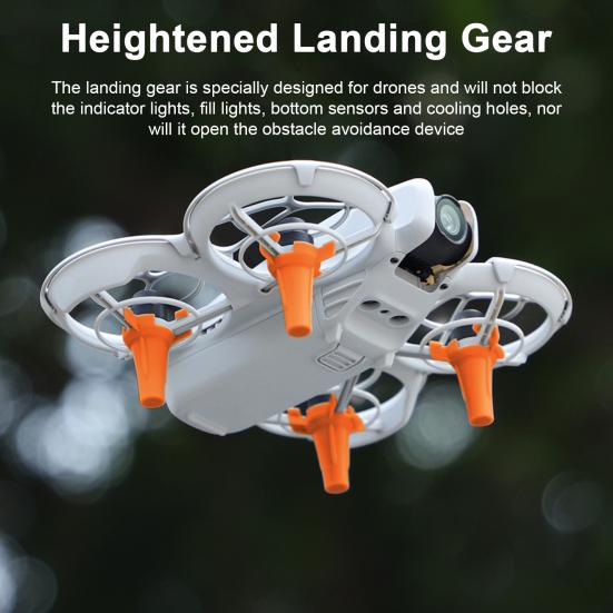 

Ноги для посадки дрона Yousheng з 4 шт. Легка конструкція Просте встановлення Аксесуари для захисту дрона Швидкоз’ємний подовжувач Комплект спорядження для Neo сірий