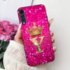 For LG Velvet 4G 5G UW Back Cover For LG Velvet 5G UW Case Fashion Luxury A-Z Letters Crown 2D Painted Soft Black Phone Case