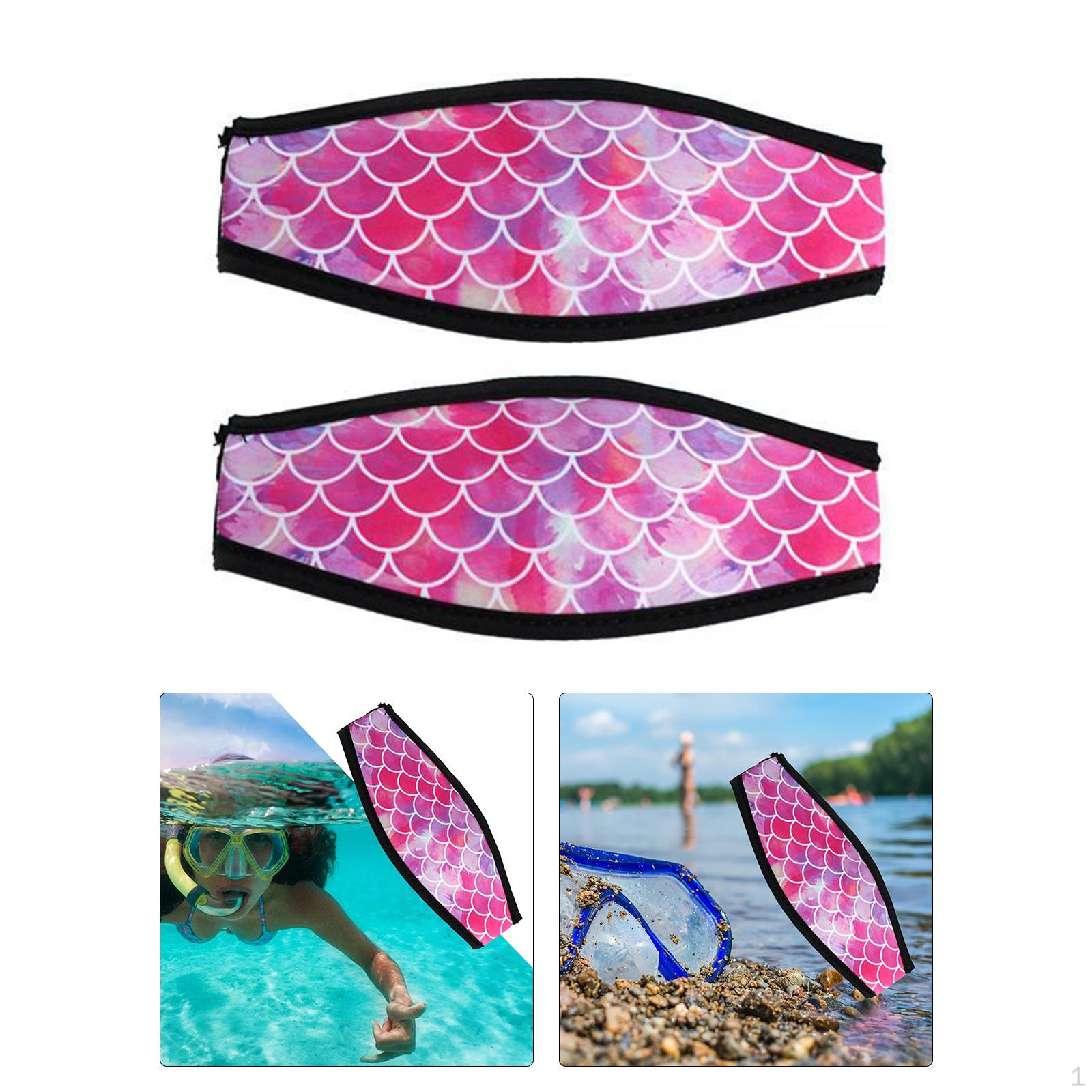 

2x Waterproof Diving for Scuba Snorkeling Swimming Slap Back of Head