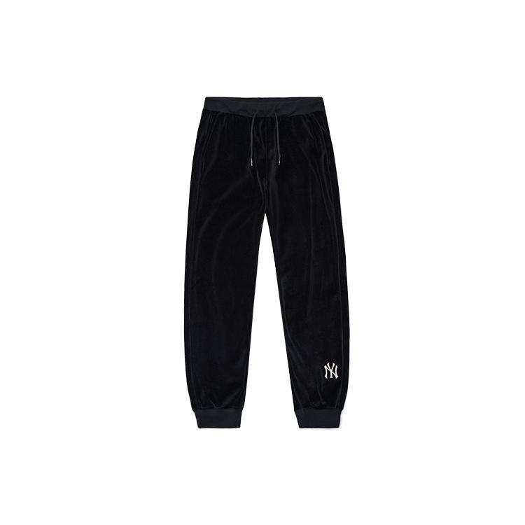 

New MLB New York Yankees Knitted Sweatpants Unisex Black 3ATP00314-50BKS XS