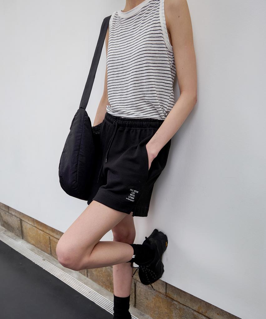 Leuba Whenever Soft Sweat Shorts - Black