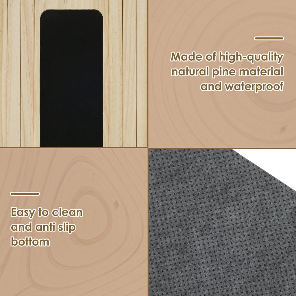 Faltbares Holz Sofa Armablage Wasserdichter Tisch Rutschfester Armlehnen-Organizer Getränkehalter Untersetzer Wohnzimmer Sofa Seite Aufbewahrungstablett