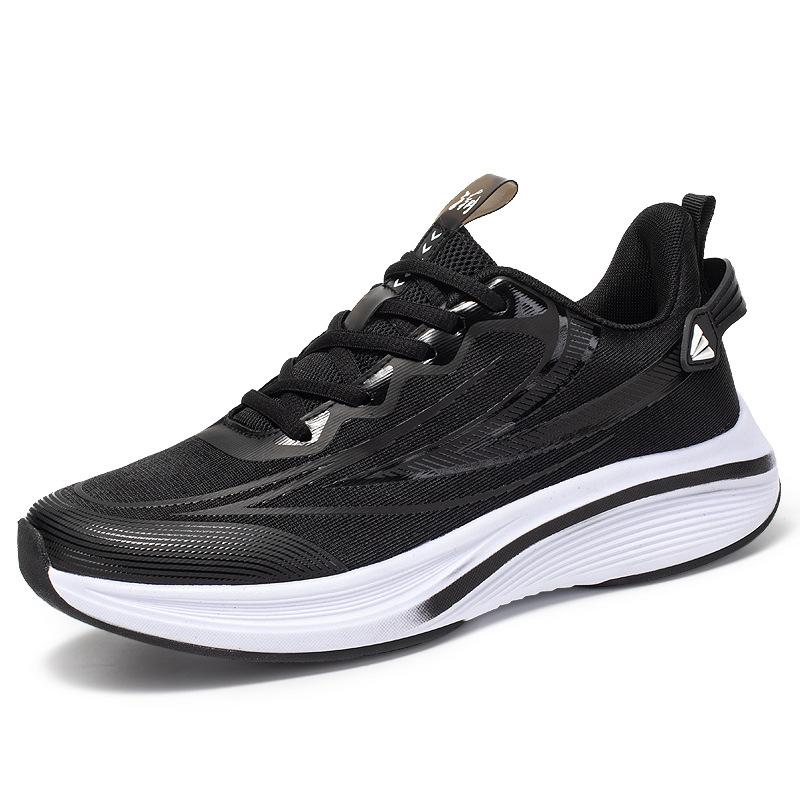 

Spring and summer foreign trade men s running shoes shock absorption technology leather surface lightweight shock absorption sports shoes fitne 45