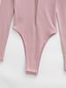 European and American Sexy Summer Mesh Long Sleeve Jumpsuit for Women