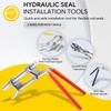 3 Pack Seal Installation Set Nut Wrench Repair Set Hydraulic Seal Installation Tool Gland Wrench for Farm Equipment