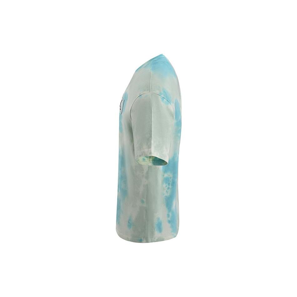 Jordan Tie-Dye Rund Hals Løs Kort Ermet T-skjorte Med Nedfelt Skulder Menn Topper Flerfarget DX9584-110