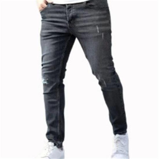 Men s stretch ripped skinny jeans L
