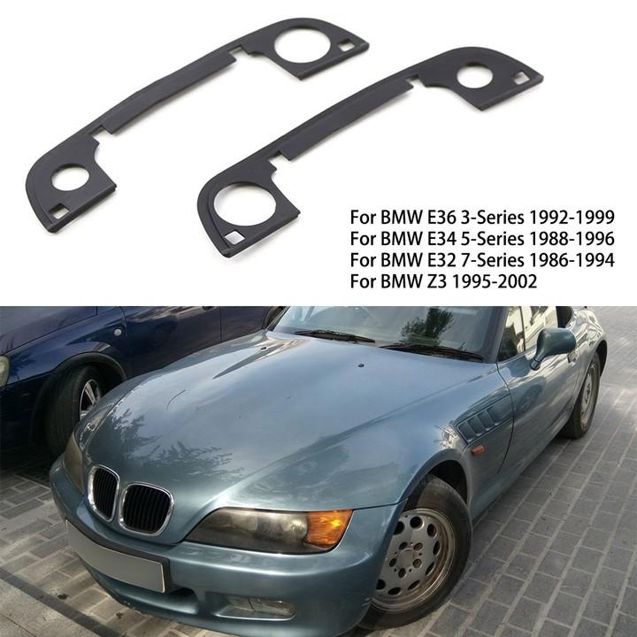 2 Stück Türgriff-Gummidichtung für BMW E36/E34/E32 3er/5er/7er Serie/Z3 Außen-Set Gummidichtungsdichtungen Auto Außen