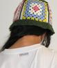 RONRON [Rrxvv] Crochet Handmade Bucket Hat Green