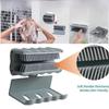 2in1 Shower Hair Collector with Soap Holder Bathtub Hair Stopper Bathroom Hair Catcher  For Home