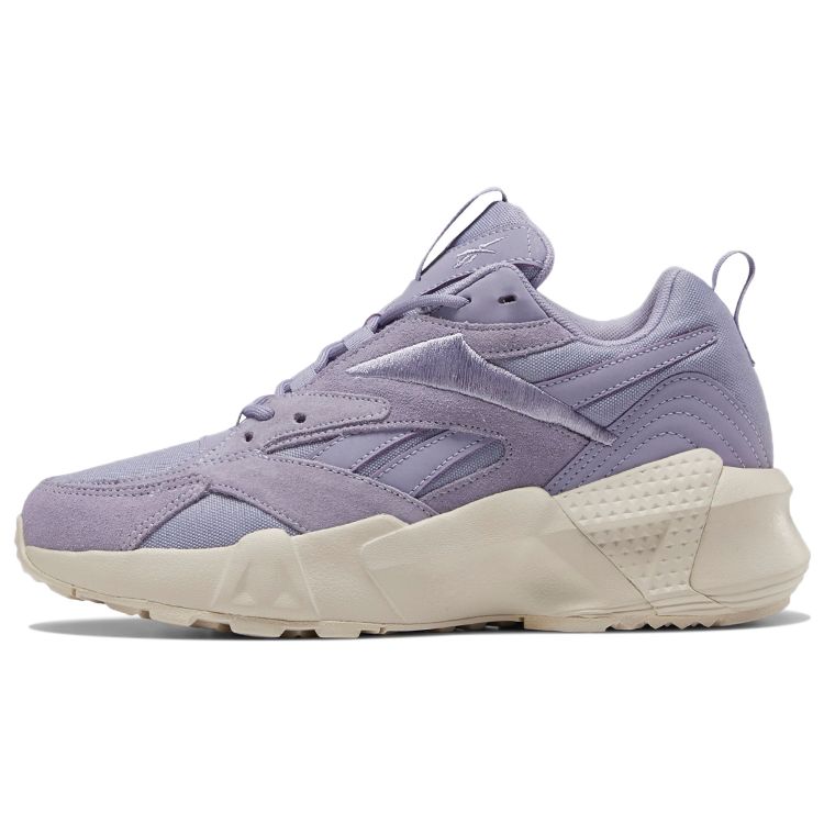 Reebok Aztrek Comfortable Fabric Synthetic Leather Low Top Running Shoes Women Sneaker Lavender EF7628
