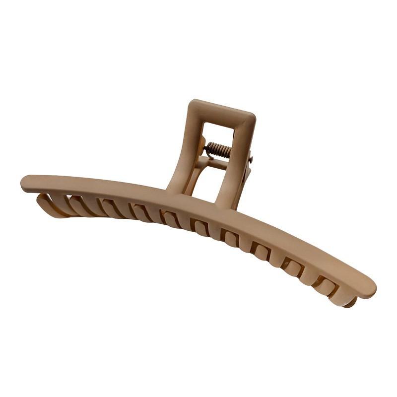 Matte einfarbige Einlinien-Greifklemme, einfache Haiklemme für den Hinterkopf, Koreanische Haarspange, Haarnadel Haarschmuck