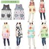 Marushin Ghibli Apron for Women, Perfect for Nursery School Teachers, Featuring My Neighbor Totoro and Totoro in the Field, Cute Orchid-Shaped Apron f