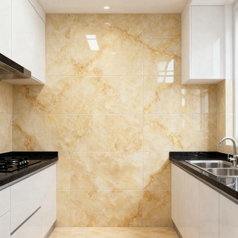 10pcs 30*30cm Self-adhesive Tile Sticker Refurbished Wall Decoration Wall Sticker