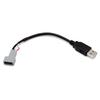 New Car 4 PIN Plug USB CD Radio Media Wire Cable Connector Adapter For Hyundai Kia
