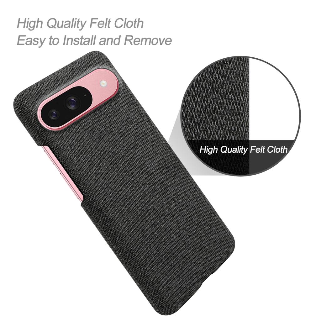 For Google Pixel 10/10 Pro Phone Case Cloth Texture Anti-Scratch Protective PC Back Cover