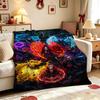 Naruto'S Ninja Way Anime Cartoon Flannel Blanket Skinfriendly Warm Fleece Blanket For Living Room Air Conditioner Room Home Party Decor Christmas Gift