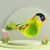 Interactive Toy for Cats Cute Plush Birds Toy Plush Birds Shape with Realistic Bird Sounds for Cats Alone Exercise