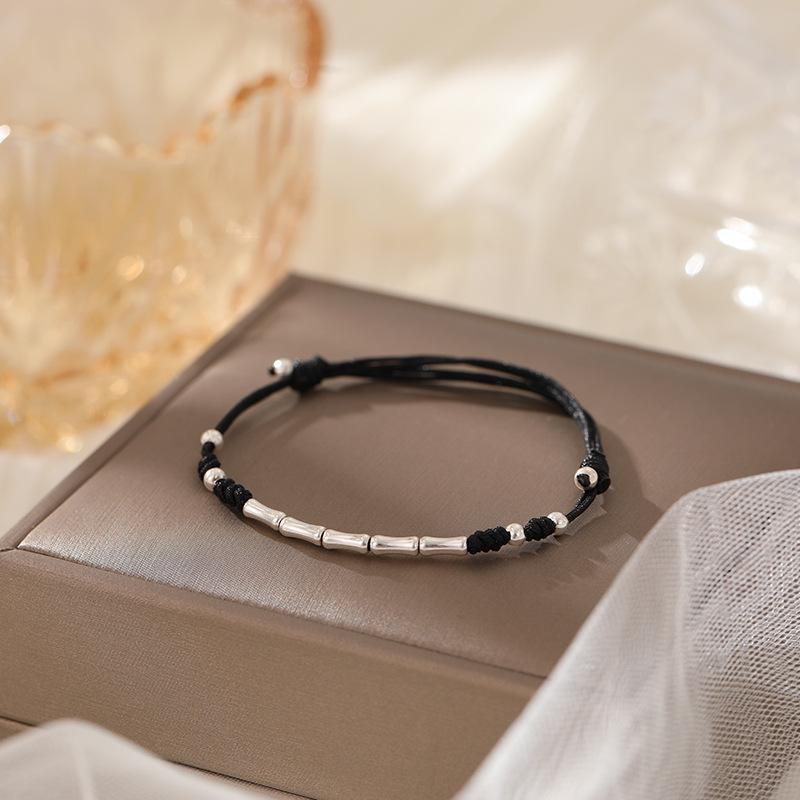 

Браслет Banyan Tree S925 Silver Bamboo Weave со знаком зодиака BRS326 чёрный