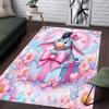Purple Eeyore Pattern Pajama Rug - Non-slip Kitchen Mat, Outdoor Rug, Home and Bedroom Decor, Yoga Mat, Birthday Gift.