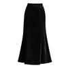 Sequined Velvet Fishtail Midi Skirt - 2026 Spring Fashion