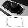 Fit For BMW X1 F48 2016- Matte Silver Console Driving Mode Swich Ring Trim