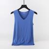 Summer Men's Vest Shoulder Large Size Stretch Sweatshirt Sports Fitness Sleeveless T-shirt Solid Colour Vest Tops