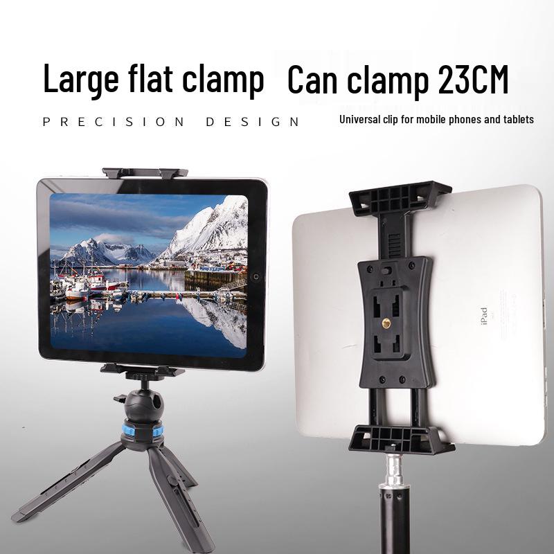 Universal Expandable Tablet & Phone Holder with 1/4” Screw Hole for Photography & Live Streaming