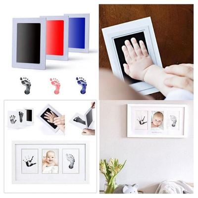 Safe Baby Hand Footprint Makers No Touch Babies Accessories Newborn Birth Souvenir Ink Pad Kits New Born Gift Pet Dog Paw Print