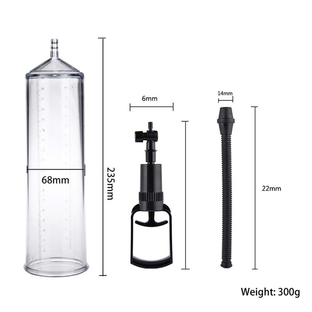 Dick Pump With 3 Color Silicone Sleeve Effective Penis Enlargement Pump Erection Penis Extender