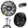 Sumwind 12V Workwear Replacement Cooling Brushless Removable Heatstroke Compatible with All Workwear with 9cm Diameter Holes Fan, Quiet, 9-Blade