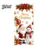 Seasonal Home Beautification Christmas Window Clings Cute Snowman Santa Penguin Reindeer Stickers for Waterproof PVC Decor Glass Reusable