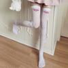 Halloween Skull Print Stockings for Women Girl Silk Leggings Tights Sock Cosplay Costume Over Knee Thigh High Long Socks