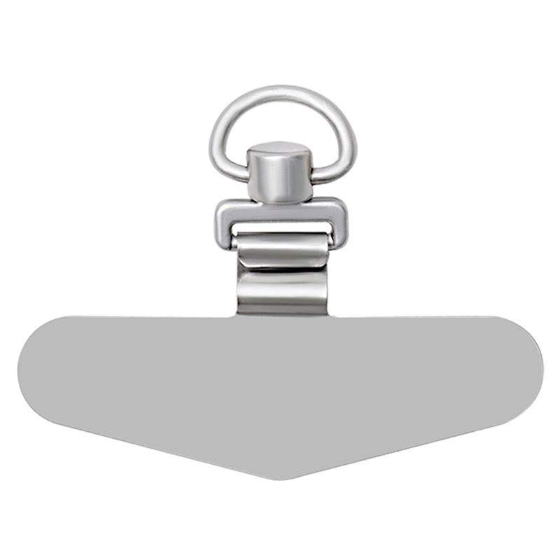 Metal Phone Tether Tab Phone Lanyard Strap Patch with 360 Degree Rotary Buckle