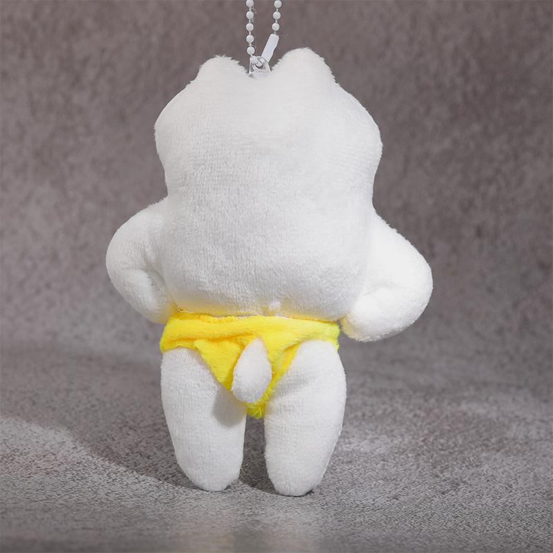 Cartoon Novelty Cat Plush Toy Keychain Creative Funny Keychain Pendant Personalized Backpack Decoration Accessories Gifts