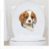 Cartoon Cat Toilet Sticker Bathroom and Bathroom Beautification Decoration Toilet Lid Waterproof 3D Self-Adhesive Sticker