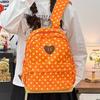 Schoolbag High Value Polka Dot Schoolbag Girls Junior High School Students High School Students Spring and Summer Cute Primary School Students