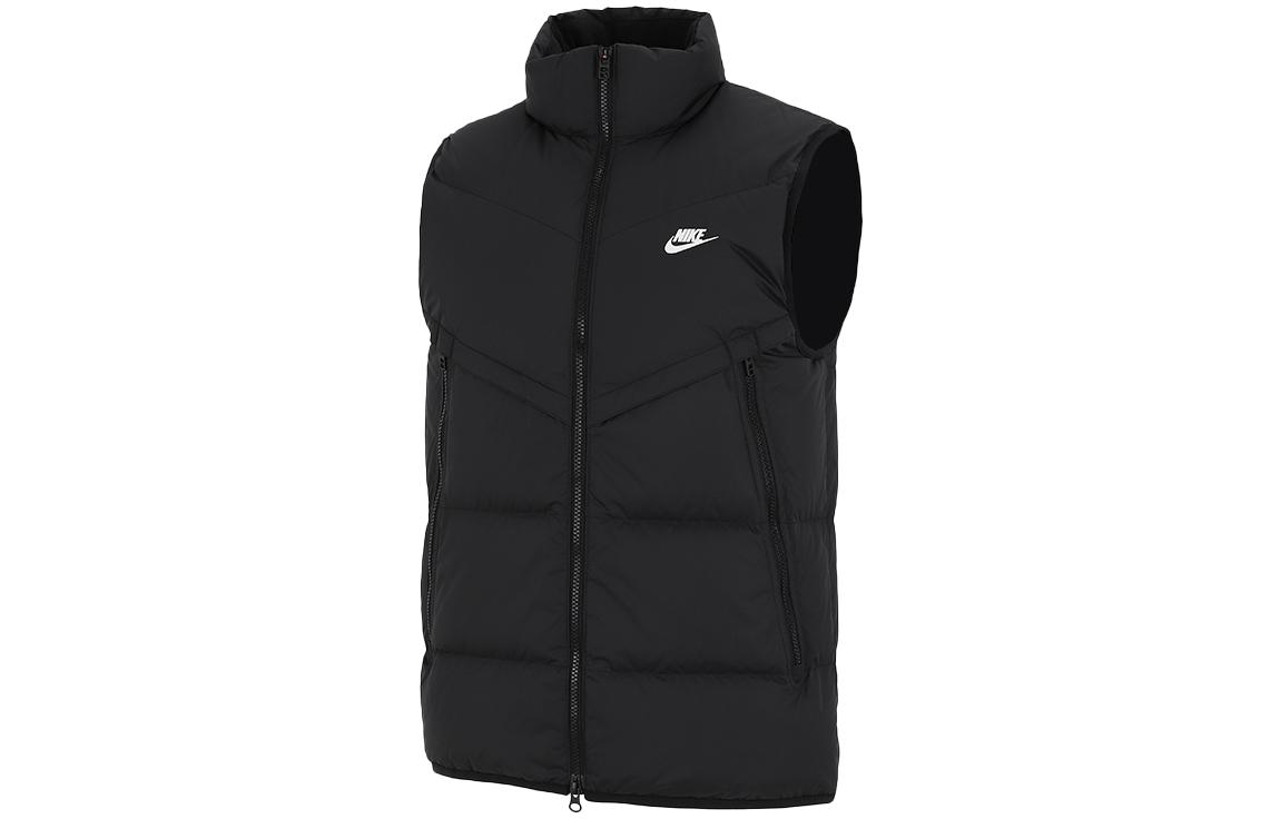 Nike Down Vests Men s Black Stand Collar Moderate Other DD6818-010 S