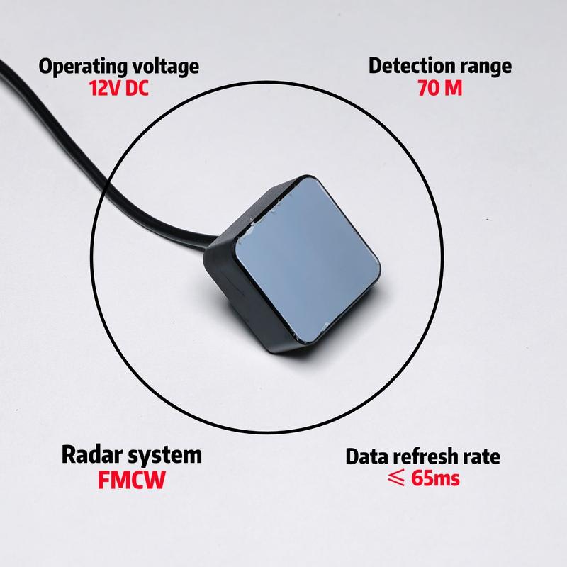 Manufacturer Black BSD500 speed sensor for Vehicle blind spot monitoring of vehicles/motorcycles speed radar