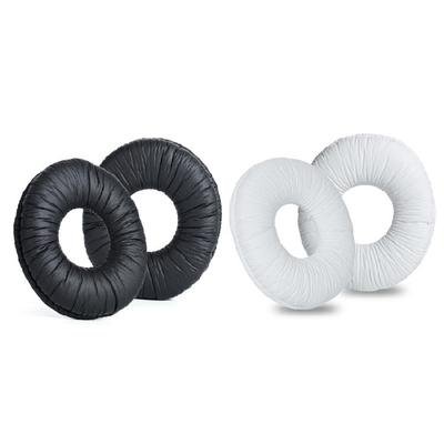 Breathable Ear Cushions PU Leather Headphone Cover Nonslip Black Easy Installation for MDR NC8 Repairment