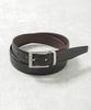 [Nano Universe] Split Leather Reversible Belt for Men, Size F 360, Pattern 1, 668-5250205