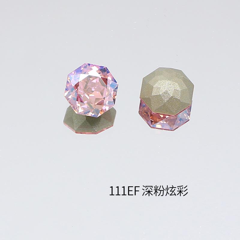 

10 шт. хрустальный маникюрный бриллиант огранки «роза тысячелетия» с имитацией циркона с восьмигранным заостренным основанием из бриллианта K9, ювелирные аксессуары 8*8mm
