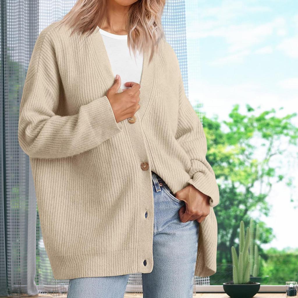 Women's Winter Solid Color Cardigan Elegant And Easy to Match Women Top Ideal Gifts for Girls Ladies Women