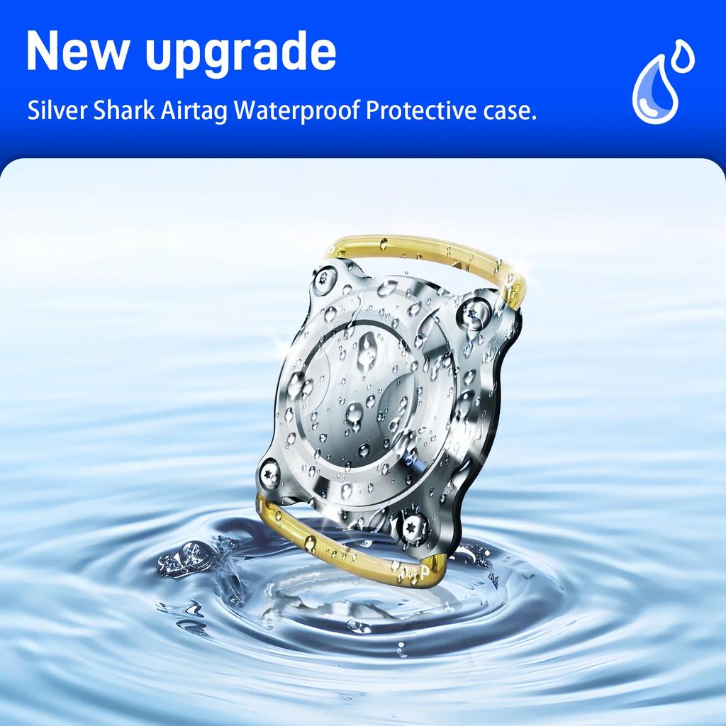 High Quality Multi Color AirTag Case for Dog and Cat Collar Waterproof Silicone Air Tag Protective Case Air Tag Waterproof Case