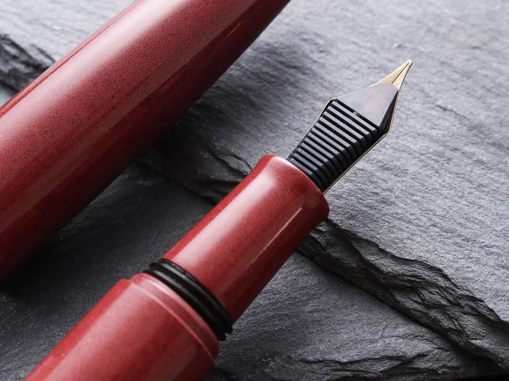 WANCHER Fountain Pen Dream Pen Makoto Ebonite Sand Red DREAM PEN Sand Red WANCHER Extra Fine (EF (Gold Plated))