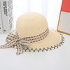 Women's Summer New Large Brimmed Lace Straw Hat Fashionable and Versatile Sunscreen Duck Tongue Sun Hat