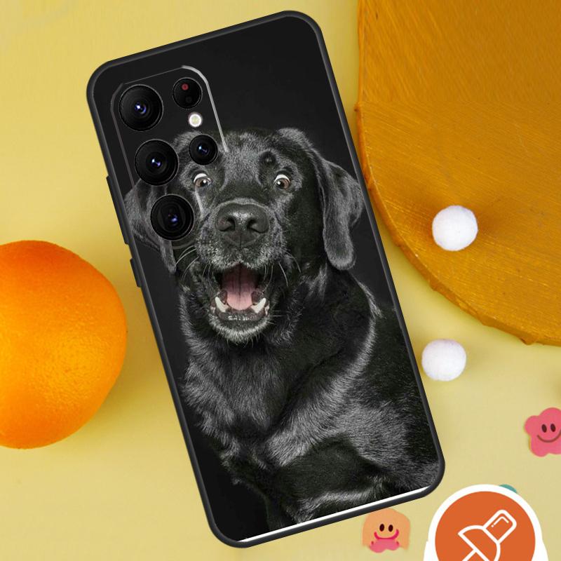 Labrador Puppy Dog Phone Case For Samsung Galaxy S25 Ultra S24 S23 S22 S21 Ultra S9 S10 Plus S20 FE Funda Cover