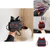 Girl Summer Mini Pu Wallet With Embroidered Fruit Pattern For Daily Use