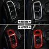 2-Pack Side Air Vent Trim for 18-21 Dodge Ram Center Console